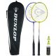  Badminton-Set, Schläger, Federbälle, Hülle DUNLOP
