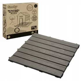    SMOBY BODEN FÜR GARTENHÄUSER 6 ELEMENTE 45X45CM RECYCELTER KUNSTSTOFF