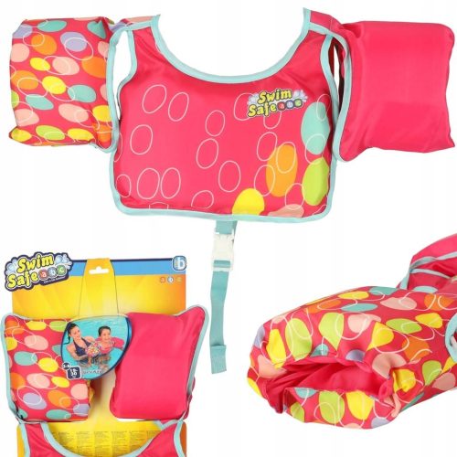  Baby-Schwimmweste + Schwimmflügel BESTWAY 3-6 l 19-30 kg rosa