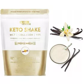   Keto Shake mit französischer Vanille - Schnelles und vollwertiges Keto-Mahl