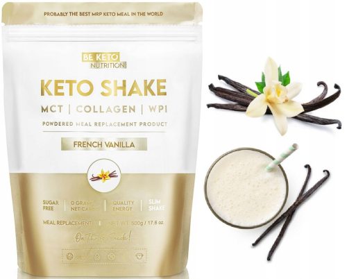 Keto Shake mit französischer Vanille - Schnelles und vollwertiges Keto-Mahl