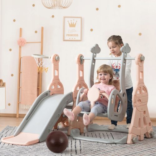  Gartenschaukel Rutsche für Kinder 4 in 1