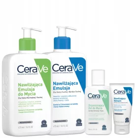   CeraVe Pflegeset für trockene und sehr trockene Haut, inkl. Geschenke