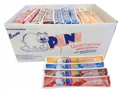 Gefrorene Eis-Lutscher "Mix Frucht & Cola" - 120 Stück