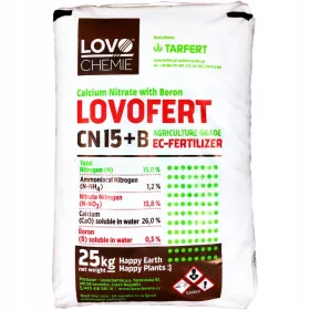   Tschechischer granulierter Calciumnitrat-Dünger mit Bor, 25 kg, Lovofert