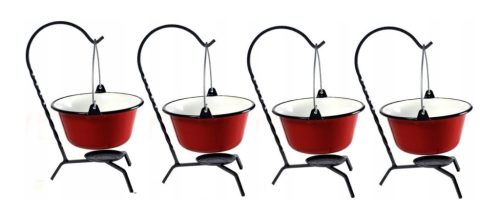  UNGARISCHER WASSERKOCHER MINI-WÄRMER 0,8 l 4ER-SET HÄNGEND