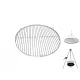  Runder Edelstahl-Grillrost 80 cm Dreibeinkamin Premium Inox