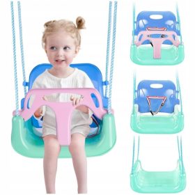    Gartenschaukel Modulares Haus für Kinder 3in1 Stark an Seilen Sicher