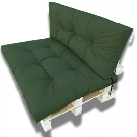    Gartenkissen für Palette 120x80 wasserdicht strapazierfähig + Rückenlehne 120x40