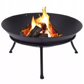    Großer Gartenkamin aus Gusseisen für Grillständerbeine 57 cm