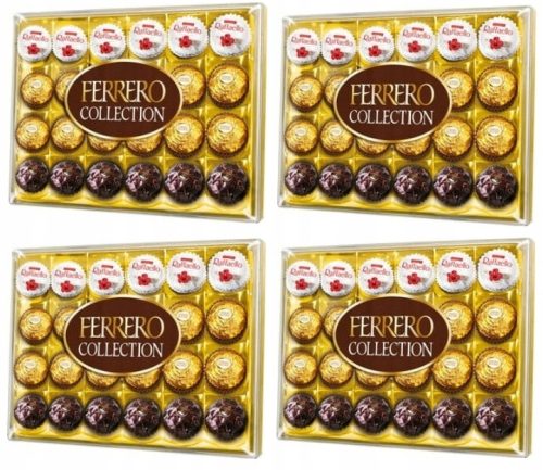 Ferrero Collection 4x269g - Exquisite Pralinen Auswahl Ideal als Geschenk