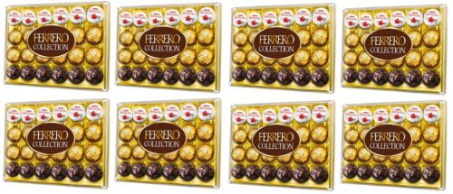 Ferrero Collection: Exquisite Pralinen-Geschenkbox mit 3 Sorten, 8x 269g