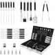 XXL Grillset im KOFFER 33in1 Zubehör Grillbesteck HOCHWERTIGE QUALITÄT