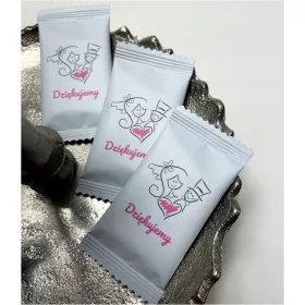   Exklusive Hochzeits-Schokoladenpralinen aus original belgischer Barry Callebaut Schokolade, 100 Stück