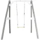  AXI Holzschaukel mit Sitz Grau Spielplatz