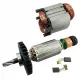  ROTOR MAKITA HR2020 HR2440 HR2450 F FT Lager Bürsten Stator Stoßdämpfer