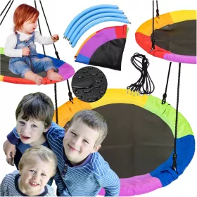    Gartenschaukel XXL Storchennest Hängematte Hängesessel 100kg 100cm