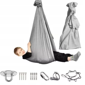    An der Decke montierte Schaukel-Hängematte, therapeutisches Yoga, sensorischer Schal