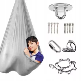    280*150CM KINDER SENSORISCHE SCHAUKEL HÄNGEMATTE THERAPEUTISCHE SCHAUKEL