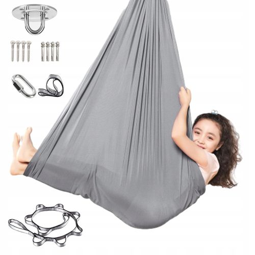  Akrobatische sensorische Hängematte für Yoga 1,5 x 2,8 m + Befestigung