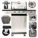  GASGRILL 3+1 BRENNER GUSSEISENGRILL 9,3 kW ABDECKUNG BLAUPUNKT GG301