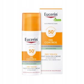   Eucerin Sun Oil Control SPF 50+ Gesichtscreme: Ultraleichte Gel-Formel für fettige Haut