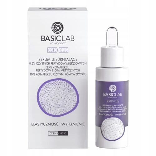 BasicLab Serum mit 0,5% reinen Kupferpeptiden - 30ml für jugendliche Elastizität und Straffheit