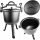  Gusseisentopf für Braten Jagdtopf 100% Gusseisen 8L ROSSNER