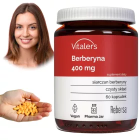   Vitaler's Berberin (Berberitze) 400 mg - 60 Kapseln für Gesundheit und Wohlbefinden