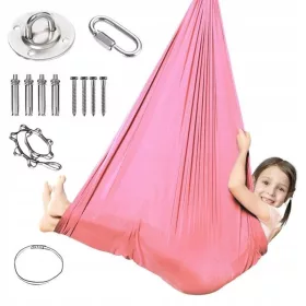    SENSORISCHE SCHAUKEL SCHAL 360° ADHS HÄNGEMATTE FÜR AERIAL YOGA LĘ