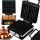  Waffeleisen ELECTO WAFFLE MAKER BLACK 2 FLUFFY WAFFELN SOLID 2000 W schwarz