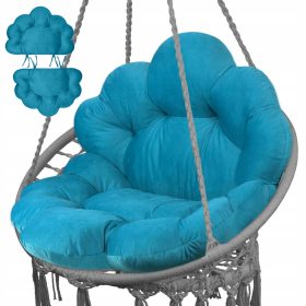  STORCHENNEST HÄNGESESSEL + MUSCHELKISSEN