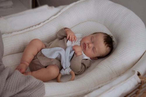  19 Zoll Silikonkörper Reborn Puppe Junge AA