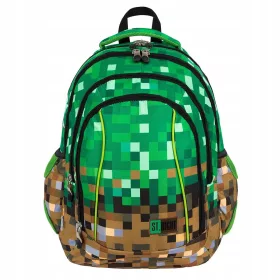   Schulrucksack BP-04 Pixele von St.Right Majewski mit 4 Fächern