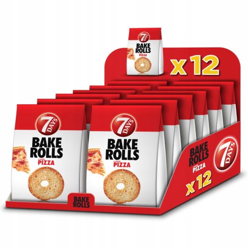 Pizza Bake Rolls Set - 24 knusprige Brot-Snacks
