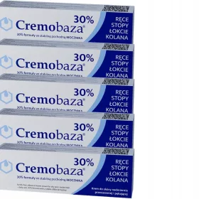   FARMAPOL CREMOBAZA 30% Urea-Intensivcreme für trockene und rissige Haut, 5 x 30g
