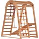  Holzspielplatz für Kinder Kletterleiter Netzreifen 125 cm