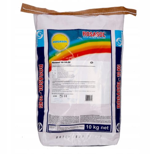  DÜNGER NPK 14-14-28 (+2+5,8) ROSASOL 10 KG FÜR GEMÜSE UND OBST, REICHLICHE ERNTEN