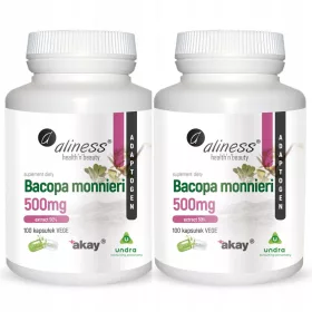   Bacopa monnieri Extrakt 50% - Unterstützt das Nervensystem und die kognitive Funktion, 100 VEGE Kapseln