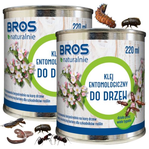 Bros Entomologischer Kleber für Bäume, 220 ml, Doppelpack