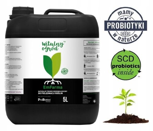  EmFarma Vital Garden 5l Biologisches Präparat zur Stimulierung der Pflanzenentwicklung