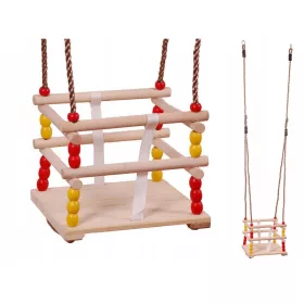  Schaukelsitz aus Holz für Kinderspielplatz