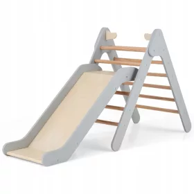 Costway Kinderleiter und Rutsche aus Holz