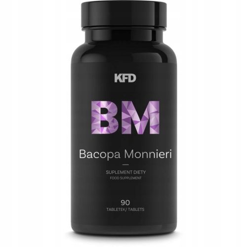 KFD Bacopa Monnieri - Natürlicher Gedächtnis- und Stimmungsverbesserer, 90 Tabletten