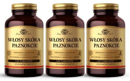 Solgar Haut, Haare & Nägel - Nahrungsergänzungsmittel, 120 Tabletten