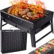  GRILL REISE TOURIST TRAGBAR HOLZKOHLE CAMPING FALTBARER KOFFER