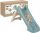  Freistehende Kinderrutsche Blue Slide 90 cm Little Smoby