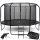  SkyFlyer Gartentrampolin + Leiter 14FT 426cm