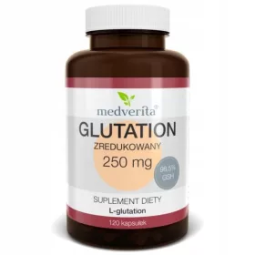   Medverita L-Glutathion Reduziert 250mg - 120 Kapseln für verbesserte Leberfunktion und Immununterstützung