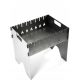  Mangal Grill für 8 Spieße Holzkohle Metall 2,5 mm Multifunktional Kompakt